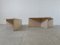Travertine Triangular Coffee Tables from Up & Up, 1970s, Set of 2 4