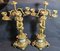 Pendulum in Bronze and Sèvres Porcelain with Candelabras, Set of 3 15