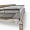French Sliding Coffee Table in Chrome and Brass from Maison Jansen, 1970s 10