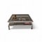 French Sliding Coffee Table in Chrome and Brass from Maison Jansen, 1970s 12