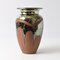 French Art Deco Metallic Glaze Vase, 1930s 4