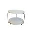 White Round Trolley Side Table from WW International, 1967 1