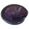 Modernist Blue and Purple Murano Glass Bowl from Seguso, 1970s 1