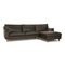 650 Corner Sofa in Gray Leather from Erpo 1