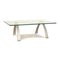 5021 Glass Coffee Table in Silver from Rolf Benz 1