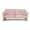 WK 662 Milano 2-Seater Sofa in Pink Lilac Fabric from WK Wohnen 1