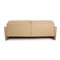 Cream Leather 3-Seater Sofa from FSM 7