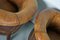 Sillones Club holandeses vintage de cuero en color coñac con reposapiés. Juego de 4, Imagen 3