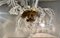 Lámpara de araña grande de cristal de Murano, Imagen 3