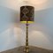 Keramik Floo Lampe mit Dedar New Silk Lampenschirm Kaiser zugeschrieben, 1960er 13