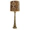 Ceramic Floor Lamp attributed to Kaiser with Silk Lampshade from Dedar, 1960s, Image 1