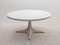 Table de Salle à Manger Ajustable avec Plateau Blanc attribuée à Ilse Möbel, Allemagne, 1968 3