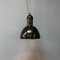 Bauhaus Black Enamel Hanging Lamp, 1930s 9
