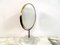 Vintage Brass and Marble Vanity Mirror 4