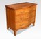 Painted Satinwood Serpentine Chest of Drawers, 1890s 4