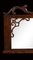 Espejo de pared de palisandro tallado sobre manto, Imagen 3