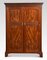 Mahogany Figured 2-Door Wardrobe, 1890s 1