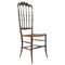 Mid-Century Chiavari Chairs with Cane Seats, 1955, Set of 2, Image 1