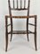 Mid-Century Chiavari Stühle mit Sitz aus Rohrgeflecht, 1955, 2er Set 6