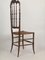 Mid-Century Chiavari Stühle mit Sitz aus Rohrgeflecht, 1955, 2er Set 2