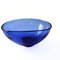 Large Mid-Century Blue Glass Bowl from Reijmyre Sweden 4