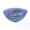 Mid-Century Handmade Light Blue Bowl from Kosta, Sweden 5