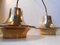 Solid Brass Pendant Lamps by Hans-Agne Jakobsson for Markaryd, 1960s, Set of 2, Image 4