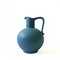 Kleine handgemachte Vintage Vase mit Griff aus Arabia, Finnland 3
