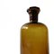 Vintage Glass Medicine Bottle with Lid, Image 3