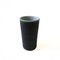 Small Vintage Cylinder Green Ceramic Vase from Höganäs, Sweden 1