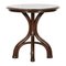 Mid-Century Mahogany Top Bistro Table by Michael Thonet 1