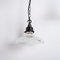 Petite Lampe à Suspension Pagode Holophane Antique en Verre Prismatique, 1920s 1