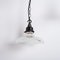 Small Antique Holophane Pagoda Prismatic Glass Pendant Light, 1920s, Image 1