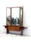 Console Table with Mirror, Italy, 1950s 10