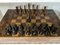 Table Chess Board in Wood & Walnut, 1940s, Set of 33 3