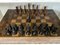 Tablero de ajedrez de madera y nogal, años 50, Imagen 3