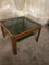 Tavolini da caffè ad incastro in legno e vetro di Poltronova, set di 3, Immagine 10