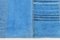 Tappeto Kilim vintage a tessitura piatta azzurro, anni '60, Immagine 10