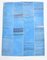 Tappeto Kilim vintage a tessitura piatta azzurro, anni '60, Immagine 1