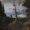 Paesaggio di montagna animato con architettura, 1800, Olio su tela, Immagine 5