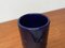 Kobaltblaue deutsche Mid-Century Keramik Vase aus der Bangkok Serie von Melitta, 1960er 14