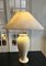 Lámpara de mesa de loza de Luneville, años 80, Imagen 8