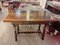 17th Century Dining Table in Walnut with Two Drawers, Image 1