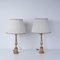 Second Half of the 19th Century Candelabra Gold Leaf Table Lamps, Italy, Set of 2 1
