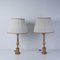 Second Half of the 19th Century Candelabra Gold Leaf Table Lamps, Italy, Set of 2 3