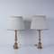 Second Half of the 19th Century Candelabra Gold Leaf Table Lamps, Italy, Set of 2, Image 3