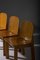 Vintage Italian Geometric Chairs, 1960s, Set of 4 12