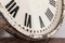 Reloj de pared 18 de hierro fundido blanco de Gents of Leicester, años 30, Imagen 3