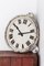 White 18 Cast Iron Wall Clock from Gents of Leicester, 1930s 2