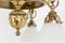 Brass Gec Moonstone Chandelier , 1920s 2